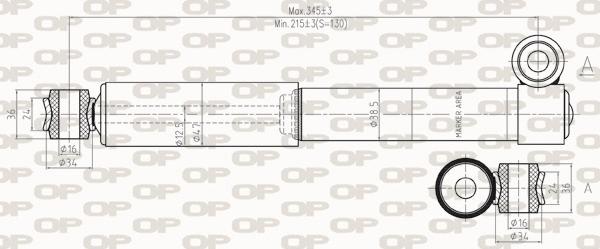 Open Parts SAB8253.32 - Ammortizzatore autozon.pro