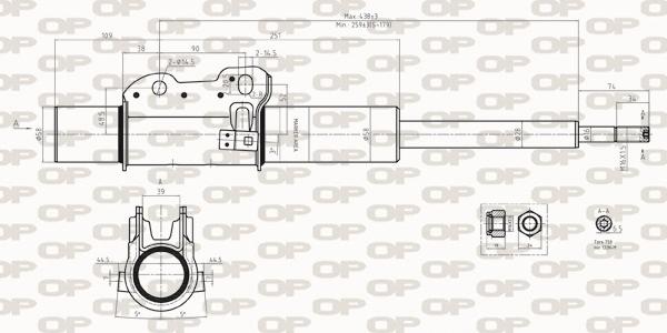 Open Parts SAB8265.31 - Ammortizzatore autozon.pro