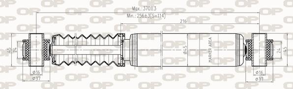 Open Parts SAB8261.32 - Ammortizzatore autozon.pro