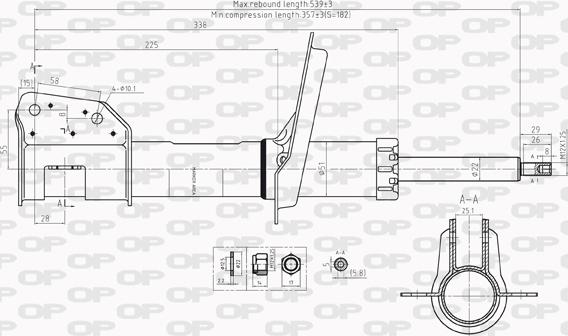 Open Parts SAB8216.31 - Ammortizzatore autozon.pro