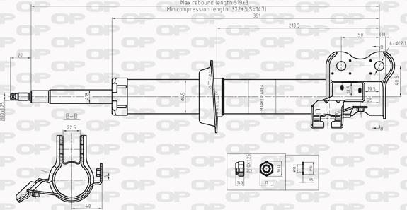 Open Parts SAB8210.31 - Ammortizzatore autozon.pro