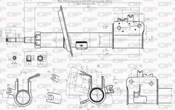 Open Parts SAB8218.31 - Ammortizzatore autozon.pro