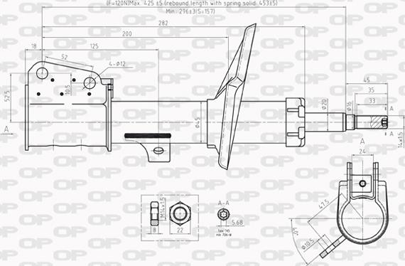 Open Parts SAB8213.31 - Ammortizzatore autozon.pro