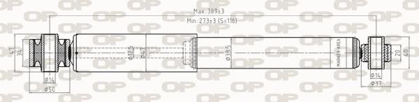 Open Parts SAB8286.32 - Ammortizzatore autozon.pro