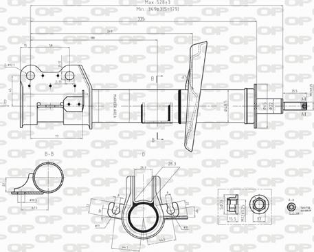 Open Parts SAB8239.31 - Ammortizzatore autozon.pro