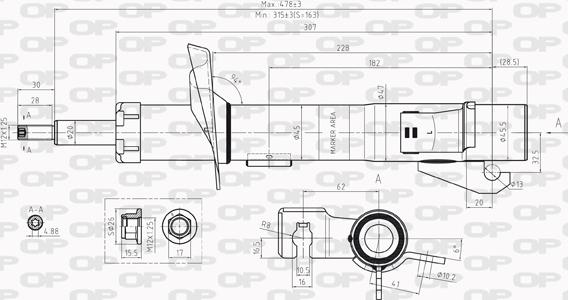 Open Parts SAB8230.31 - Ammortizzatore autozon.pro