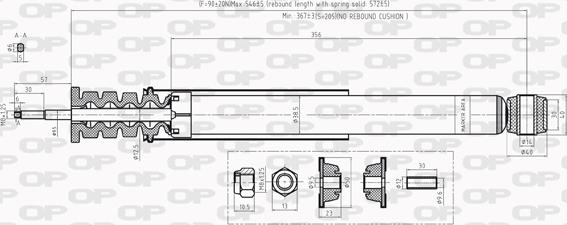 Open Parts SAB8224.32 - Ammortizzatore autozon.pro