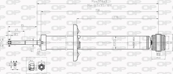 Open Parts SAB8227.32 - Ammortizzatore autozon.pro