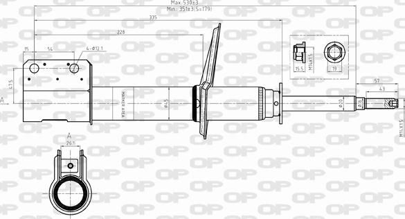 Open Parts SAB8275.31 - Ammortizzatore autozon.pro