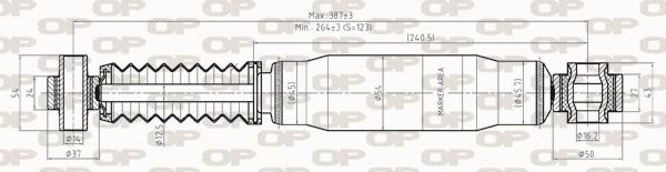 Open Parts SAB8272.32 - Ammortizzatore autozon.pro