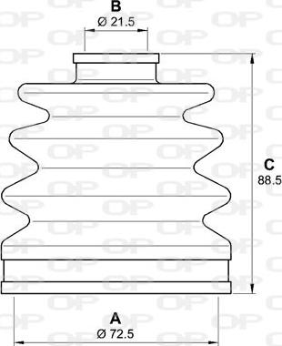 Open Parts SJK7042.00 - Cuffia, Semiasse autozon.pro