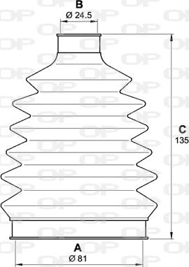 Open Parts SJK7054.00 - Cuffia, Semiasse autozon.pro