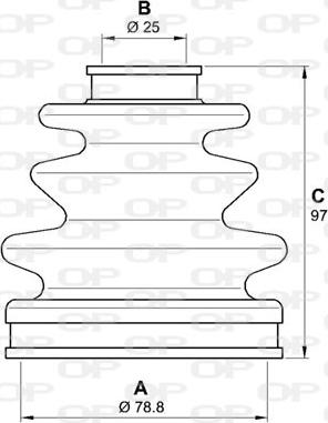 Open Parts SJK7070.00 - Cuffia, Semiasse autozon.pro