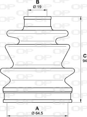 Open Parts SJK7031.00 - Cuffia, Semiasse autozon.pro