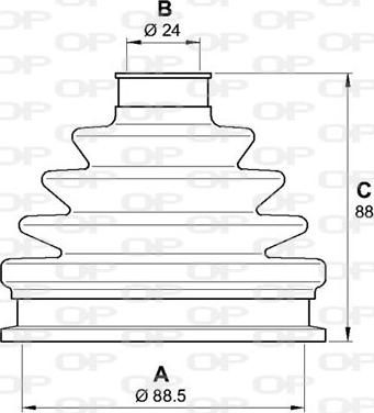 Open Parts SJK7140.00 - Cuffia, Semiasse autozon.pro