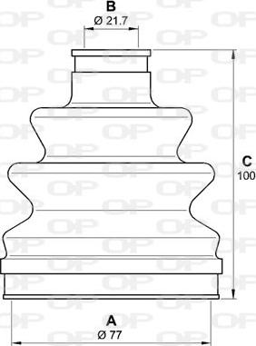 Open Parts SJK7241.00 - Cuffia, Semiasse autozon.pro