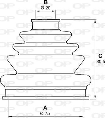 Open Parts SJK7207.00 - Cuffia, Semiasse autozon.pro