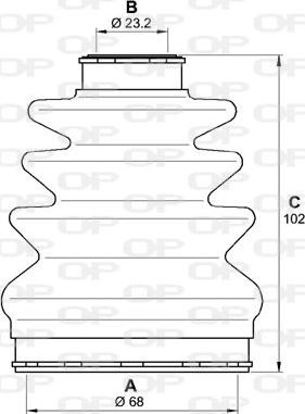 Open Parts SJK7221.00 - Cuffia, Semiasse autozon.pro