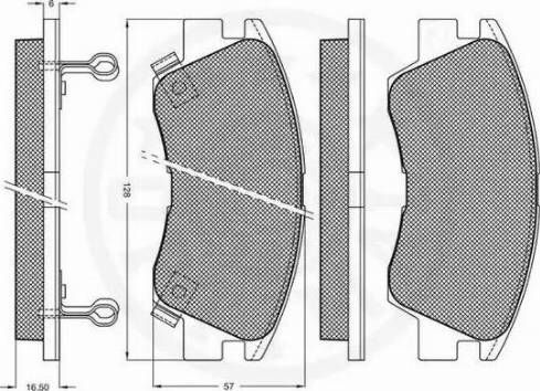 Optimal 9557 - Kit pastiglie freno, Freno a disco autozon.pro