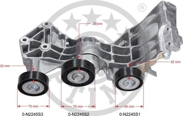 Optimal 0-N2245 - Tendicinghia, Cinghia Poly-V autozon.pro