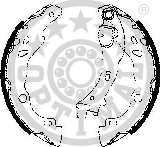 Optimal BB-7238 - Kit ganasce freno autozon.pro