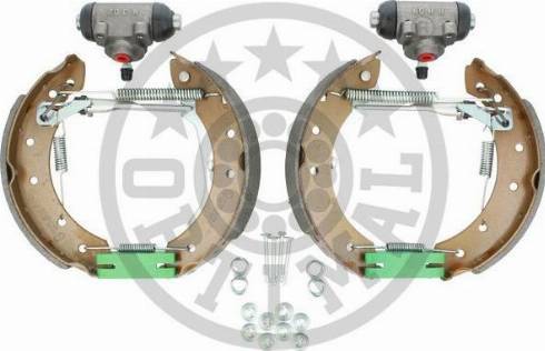 Optimal BK-5181 - Kit ganasce freno autozon.pro