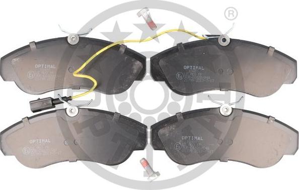 Optimal BP-10489 - Kit pastiglie freno, Freno a disco autozon.pro