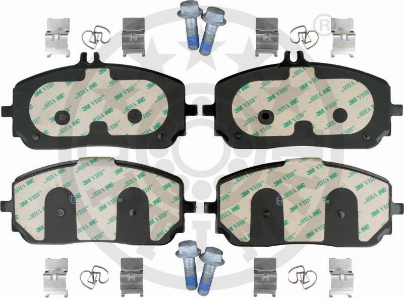 Optimal BP-12897 - Kit pastiglie freno, Freno a disco autozon.pro