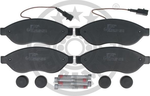 Optimal BP-12750 - Kit pastiglie freno, Freno a disco autozon.pro