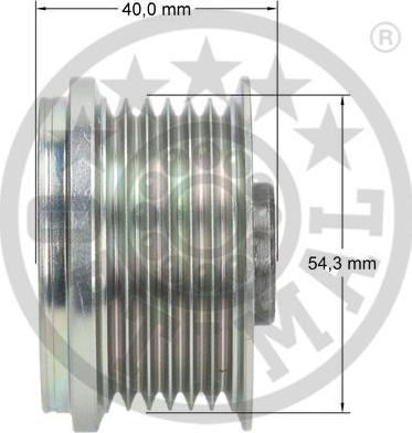 Optimal F5-1094 - Puleggia cinghia, Alternatore autozon.pro