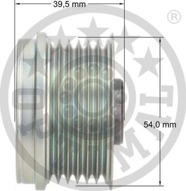 Optimal F5-1045 - Puleggia cinghia, Alternatore autozon.pro