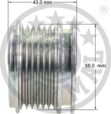 Optimal F5-1009 - Puleggia cinghia, Alternatore autozon.pro