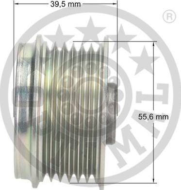 Optimal F5-1000 - Puleggia cinghia, Alternatore autozon.pro