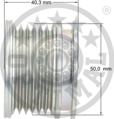 Optimal F5-1007 - Puleggia cinghia, Alternatore autozon.pro