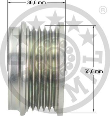 Optimal F5-1012 - Puleggia cinghia, Alternatore autozon.pro