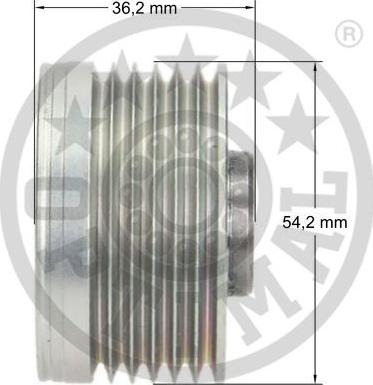 Optimal F5-1020 - Puleggia cinghia, Alternatore autozon.pro