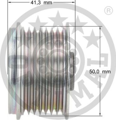 Optimal F5-1073 - Puleggia cinghia, Alternatore autozon.pro