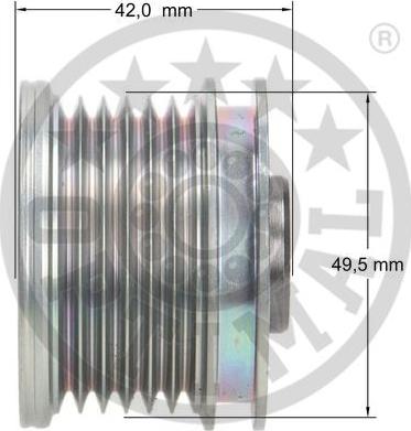 Optimal F5-1113 - Puleggia cinghia, Alternatore autozon.pro