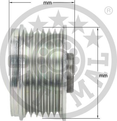 Optimal F5-1179 - Puleggia cinghia, Alternatore autozon.pro