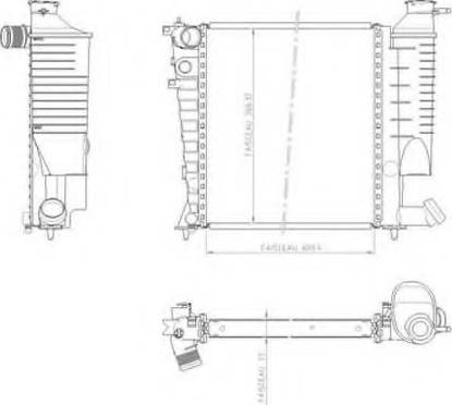 Ordonez 1020846809 - Radiatore, Raffreddamento motore autozon.pro