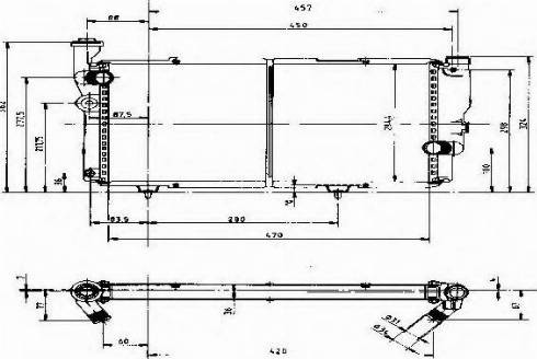 Ordonez 1020291808 - Radiatore, Raffreddamento motore autozon.pro