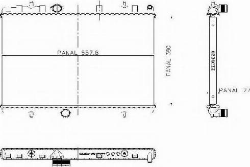 Ordonez 1020773815 - Radiatore, Raffreddamento motore autozon.pro