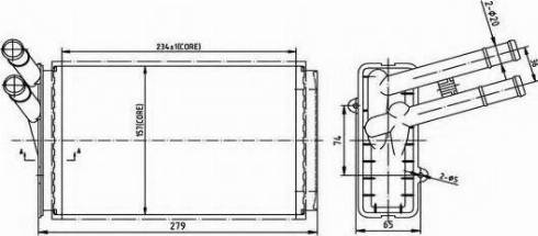 Ordonez 2066910 - Scambiatore calore, Riscaldamento abitacolo autozon.pro