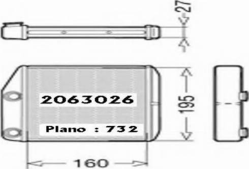 Ordonez 2063026 - Scambiatore calore, Riscaldamento abitacolo autozon.pro