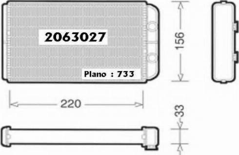 Ordonez 2063027 - Scambiatore calore, Riscaldamento abitacolo autozon.pro