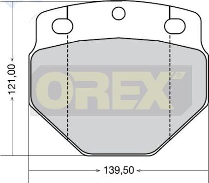 Orex 442006 - Kit pastiglie freno, Freno a disco autozon.pro