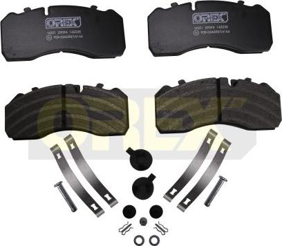 Orex 142038 - Kit pastiglie freno, Freno a disco autozon.pro