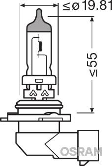 Osram 9006 - Lampadina, Faro di profondità autozon.pro