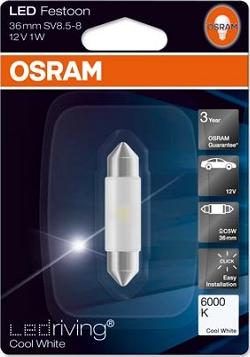 Osram 6436CW-01B - Lampadina, Luce abitacolo autozon.pro