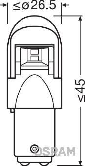 Osram 1557YE-02B - Lampadina autozon.pro